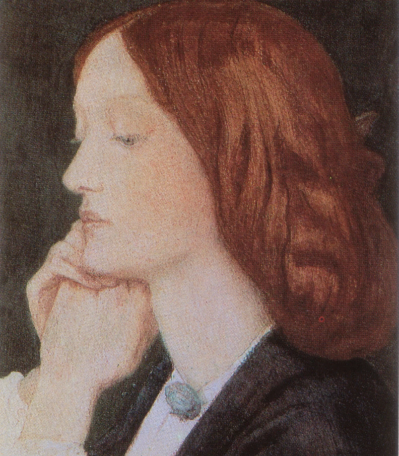 Ritratto di Elisabetta Siddal 1854 - Delaware Art Museum, Wilmington